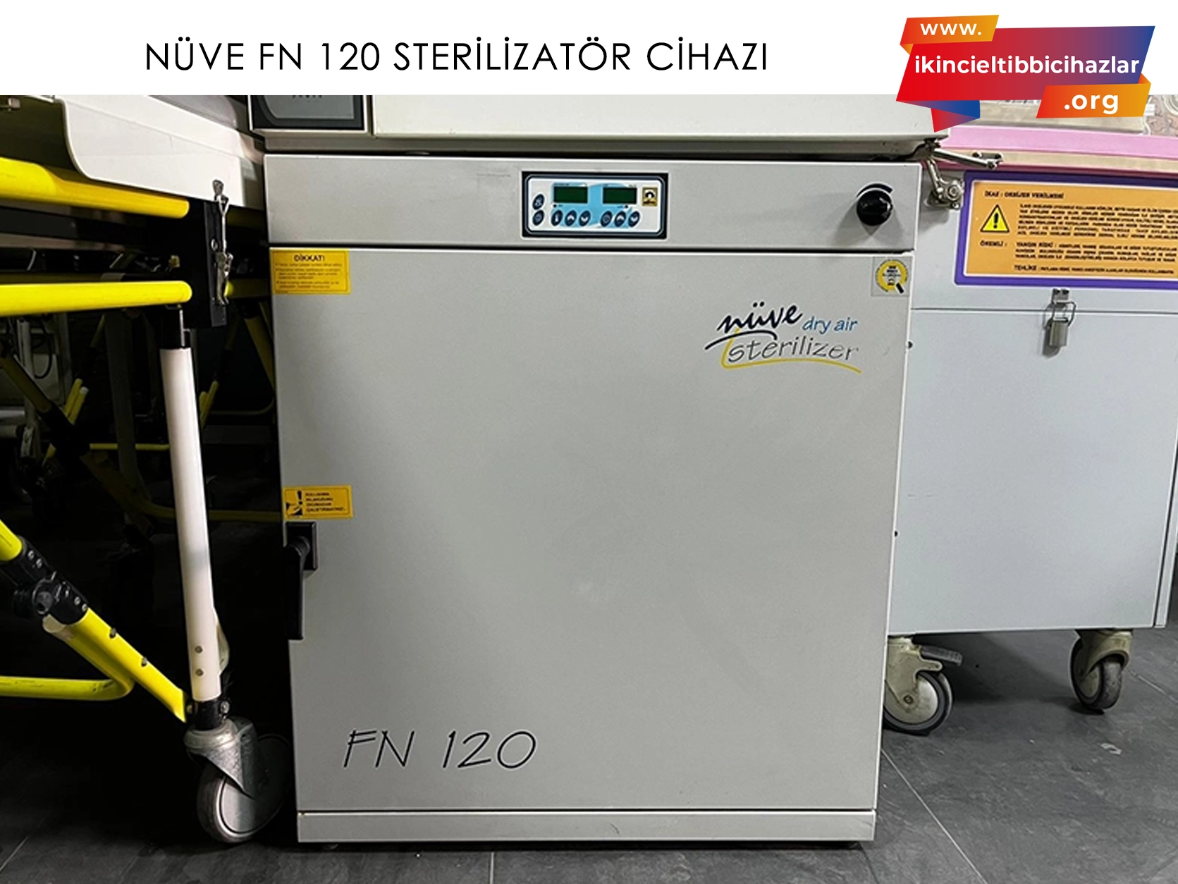 İkinci El Nüve FN 120 Sterilizatör Cihazı