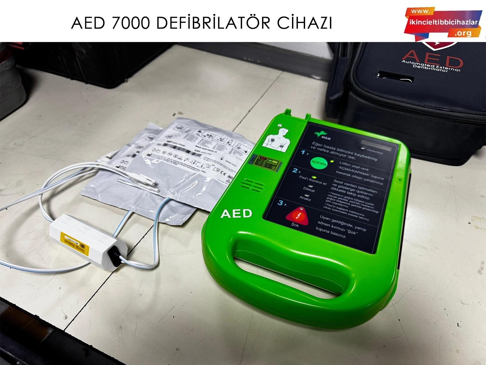 2.El AED 7000 Defibrilatör Cihazı