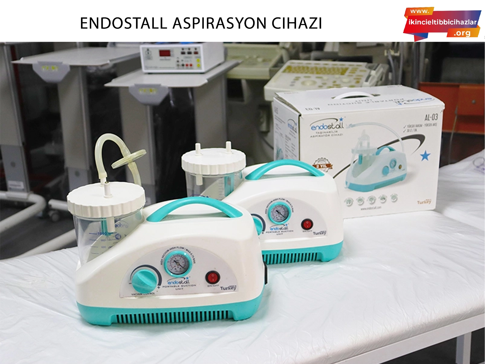 2.El Endostall Portatif Aspirasyon Cihazı
