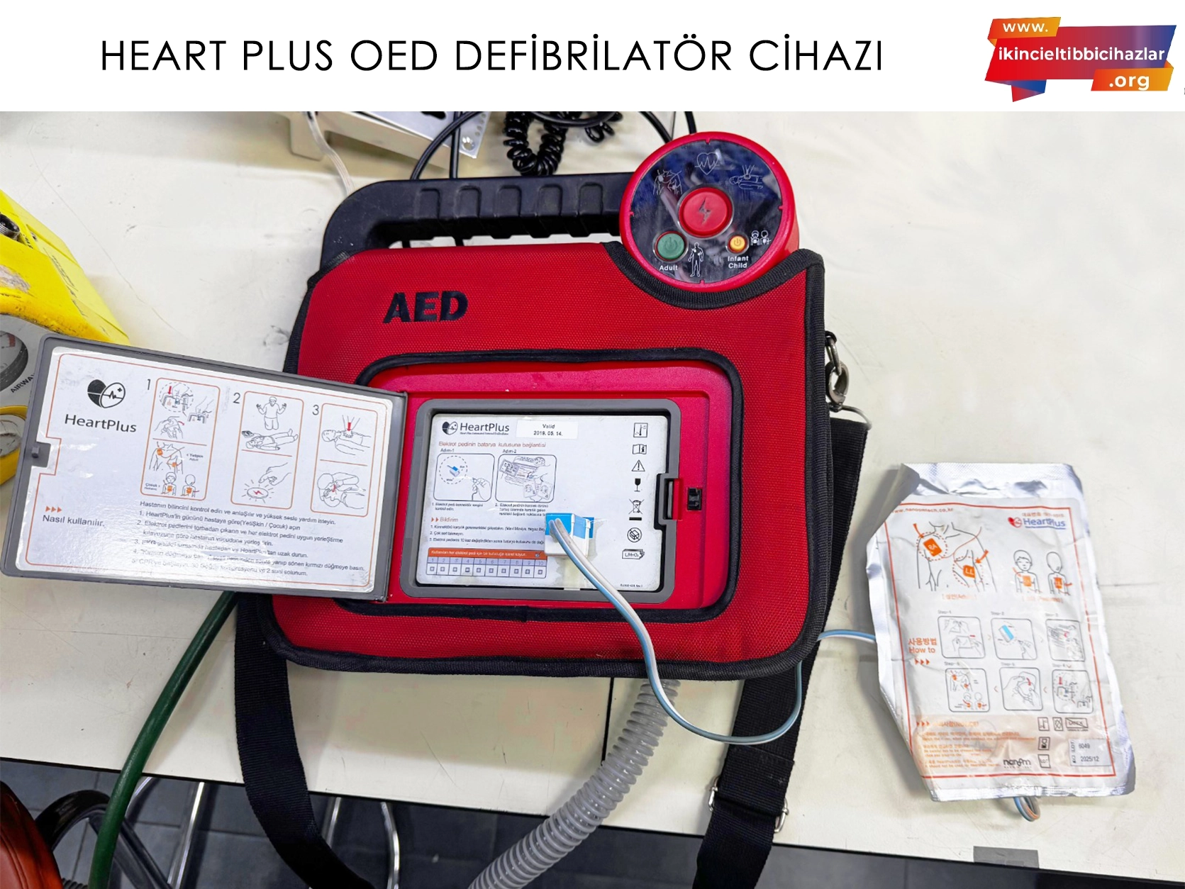 2.El Heart Plus Oed Defibrilatör Cihazı