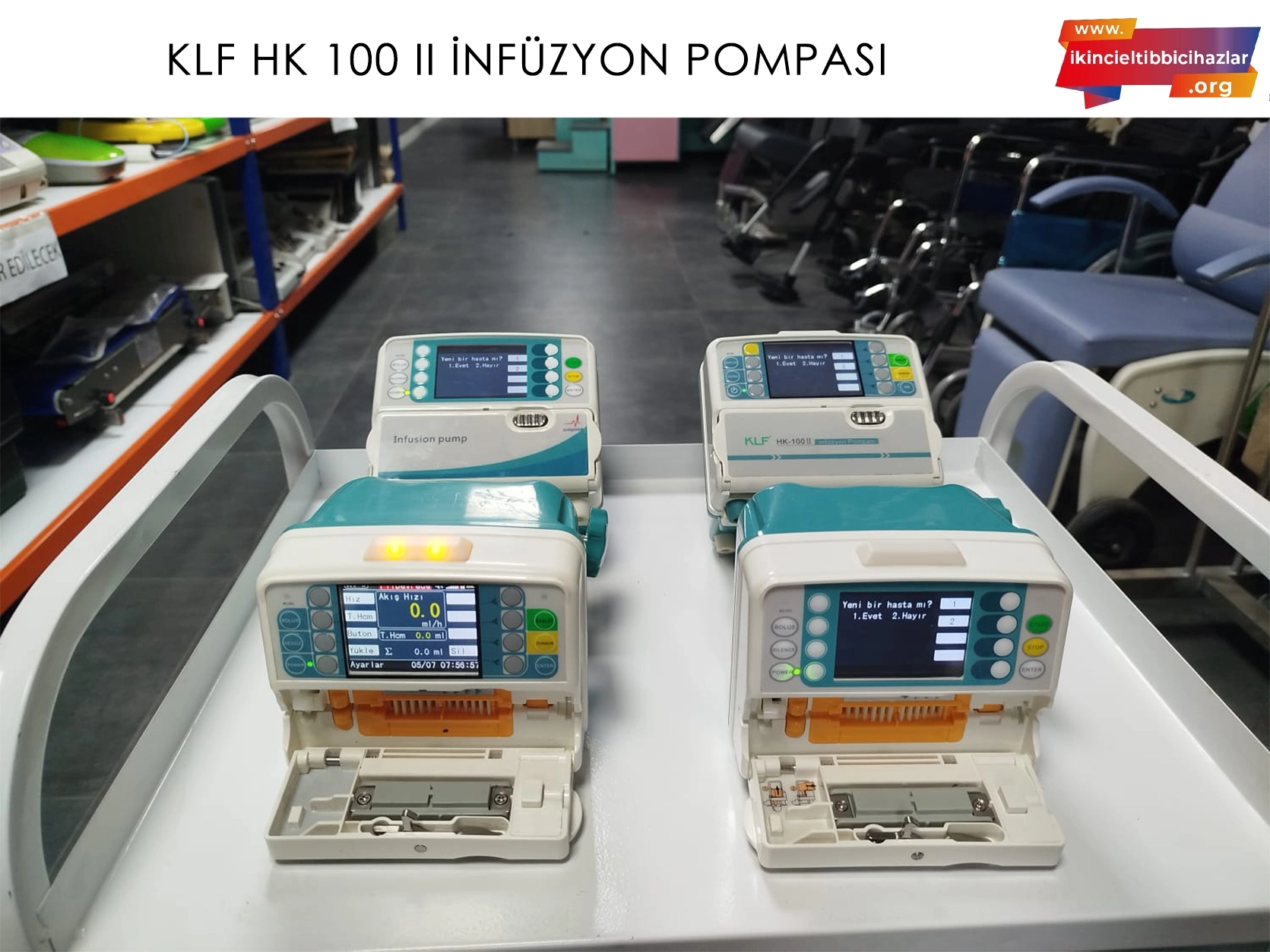 2.El KLF HK-100 İnfüzyon Pompası