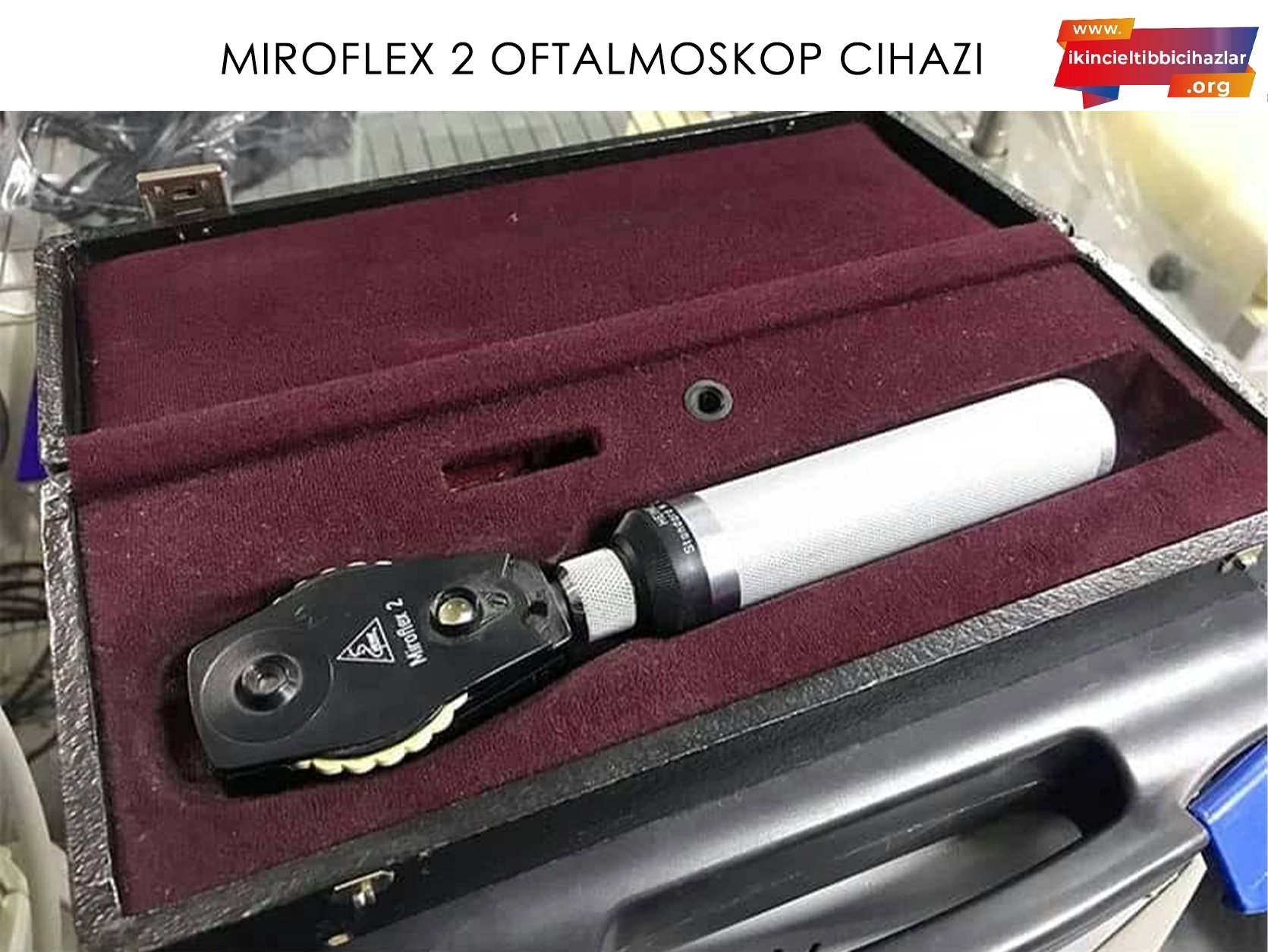 İkinci El Miroflex Heine 2 El Tipi Oftalmoskop Cihazı