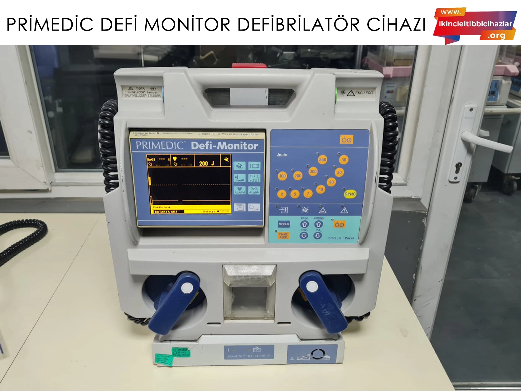İkinci El Primedic Defi-Monitör Defibrilatör Cihazı    