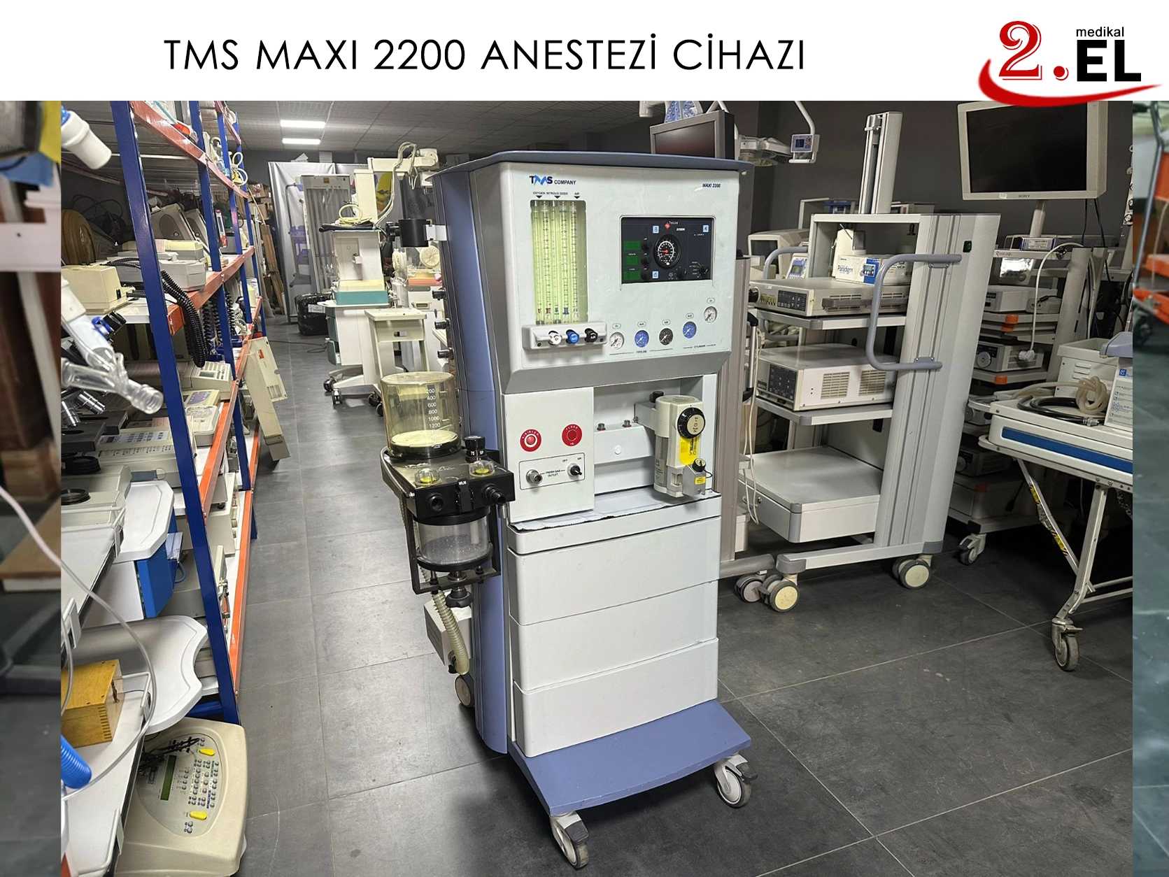 İkinci El TMS Maxi 2200 Anestezi Cihazı